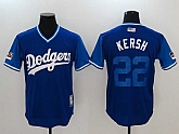 Dodgers 22 Clayton Kershaw Kersh Royal 2018 Players Weekend Stitched Jersey,baseball caps,new era cap wholesale,wholesale hats